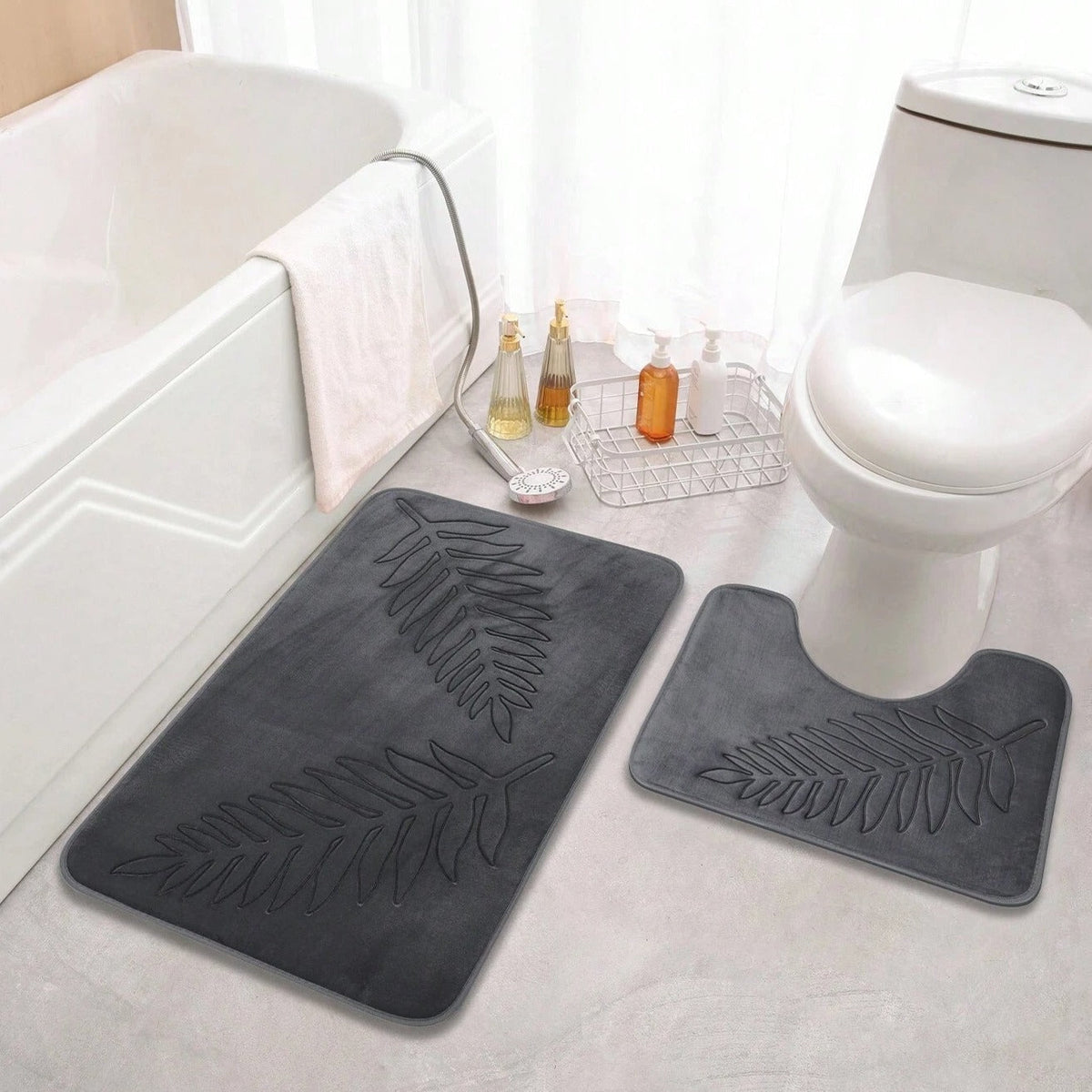 Luxe Memory Foam Badmat Set