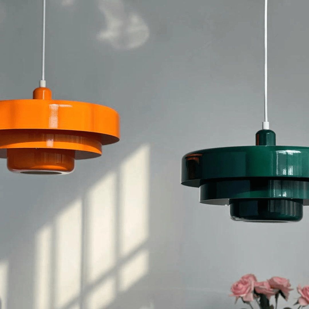 Vintage Metalen Plafondlamp Met Led-Verlichting