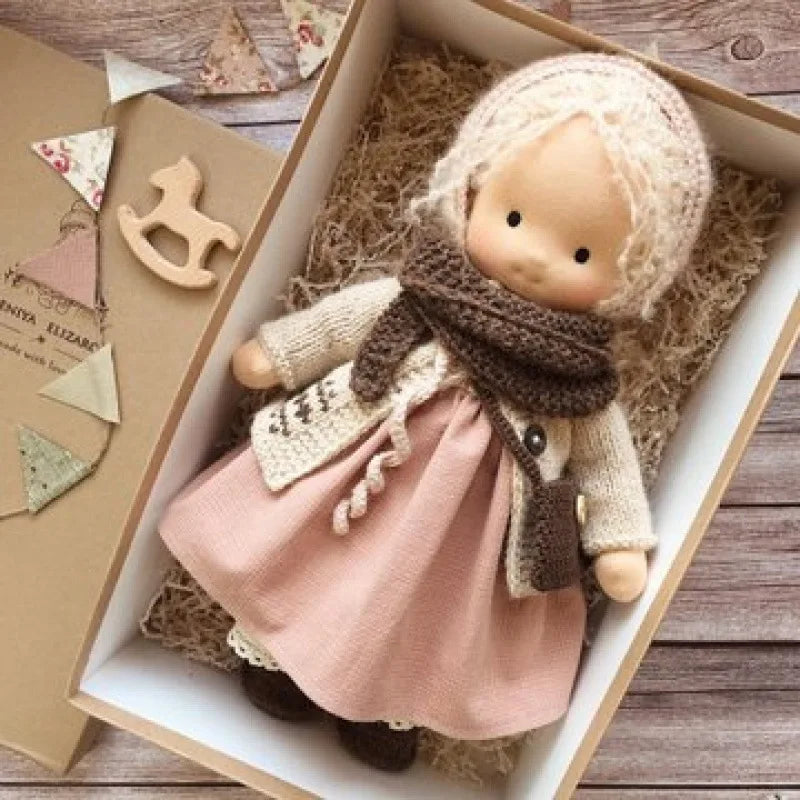 Mila Waldorfstijl Katoenen Knuffelpop