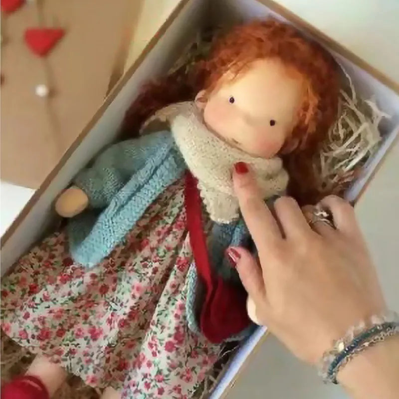Mila Waldorfstijl Katoenen Knuffelpop