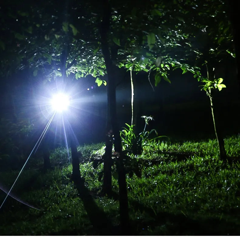 Oplaadbare LED-koplamp met zoom