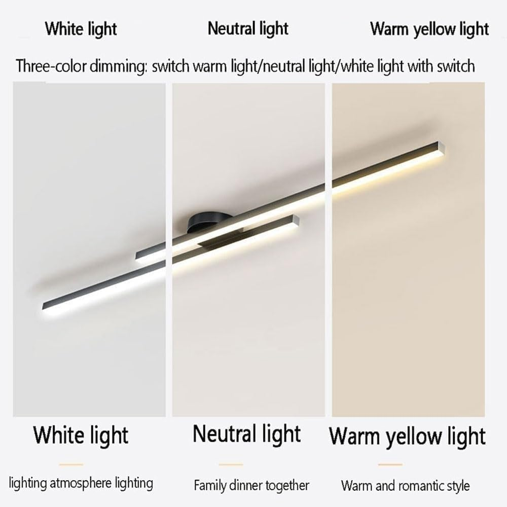 Langwerpige LED Plafondlamp