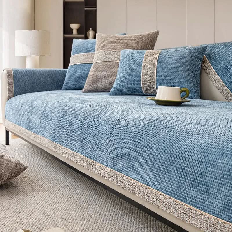 Antislip Sofahoes met Linnenlook