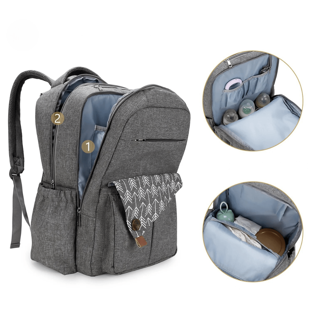 CarryMosaic Luierrugzak met XL-Opening