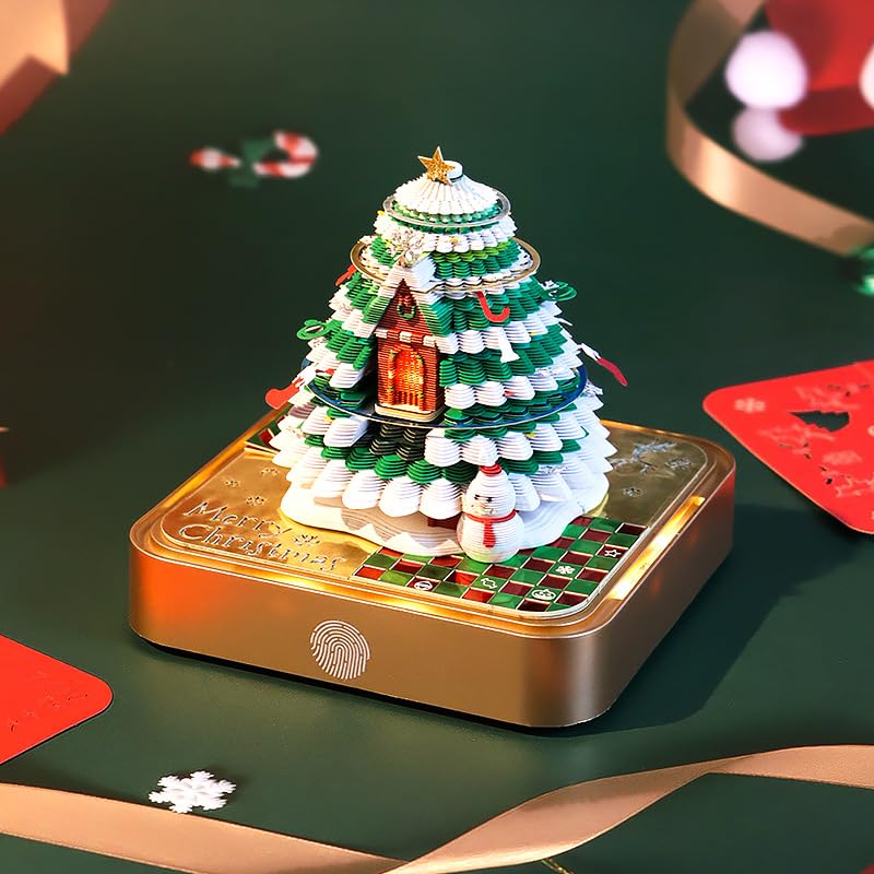 Magische Kalender 2026 3D-Kerstboom met Verlichting