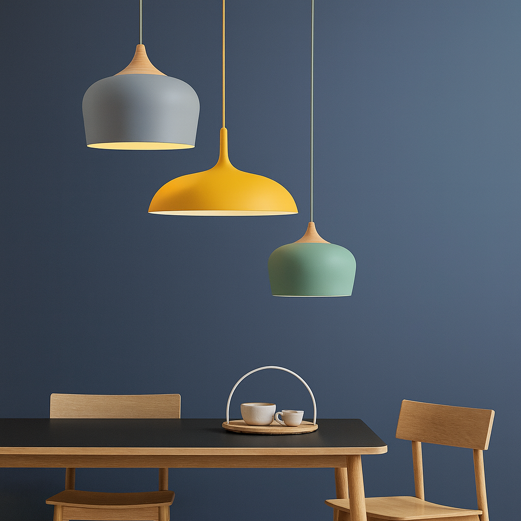 Pastel retro design hanglamp