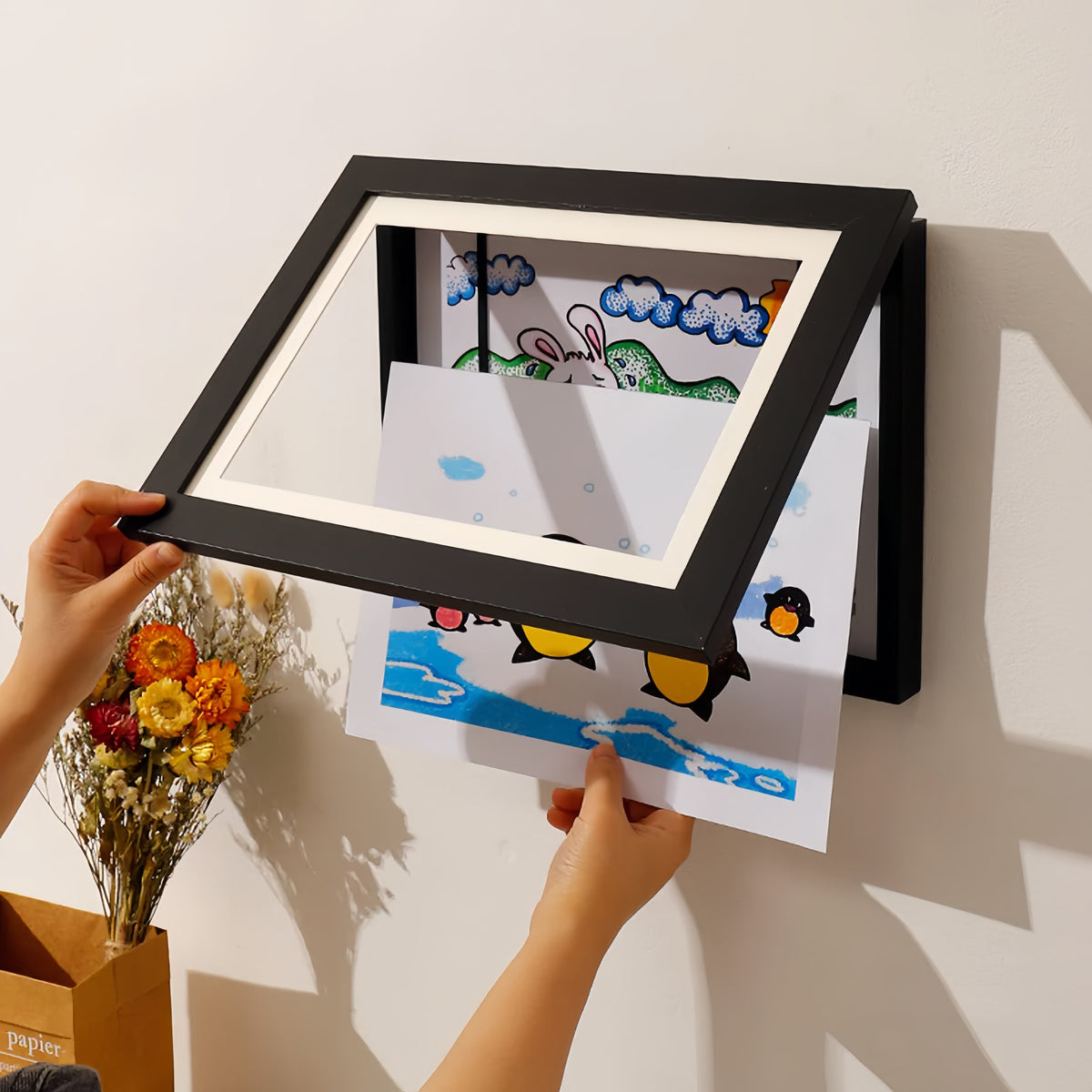 Fotolijst voor Kinderkunst