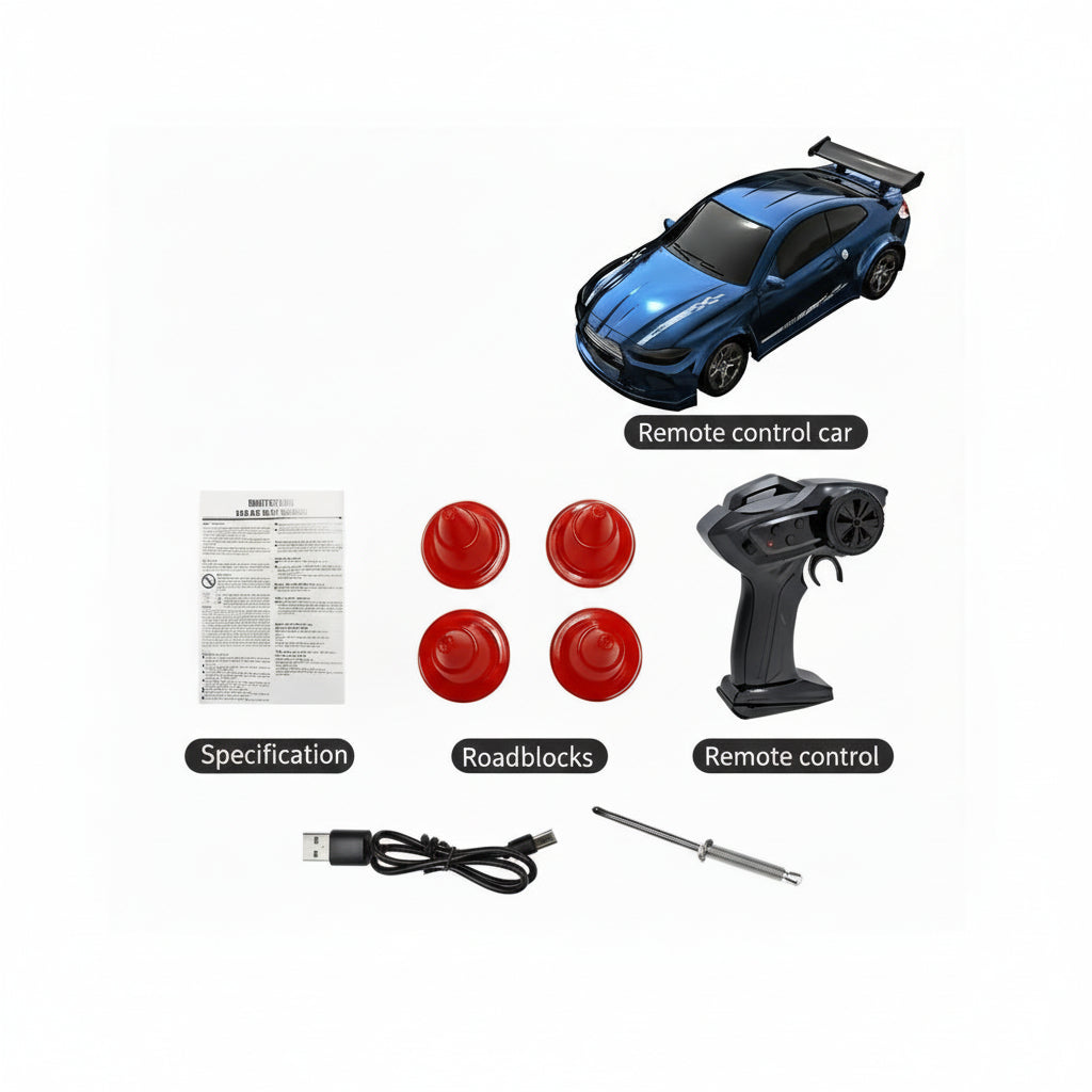 MicroDrift compacte 1:64 RC driftauto