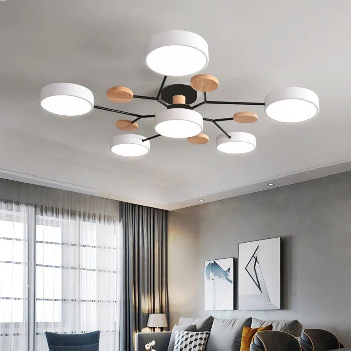 Nordora Scandinavische LED-plafondlamp