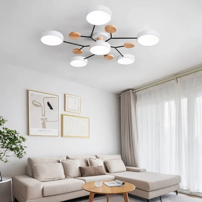 Nordora Scandinavische LED-plafondlamp