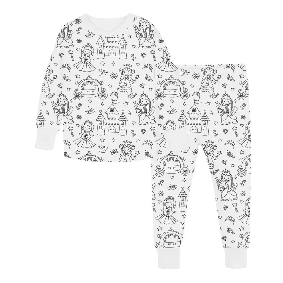 Inkleurbare Kinder Pyjama