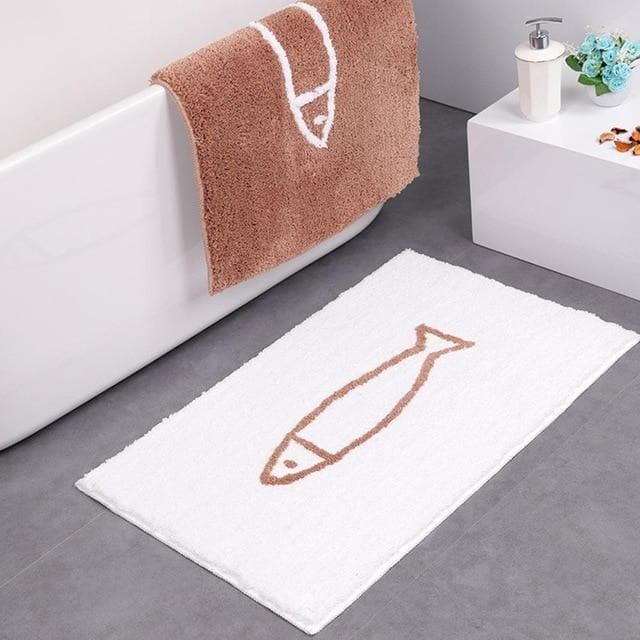 Weelderige Chenille Badmat met Anti-Slip