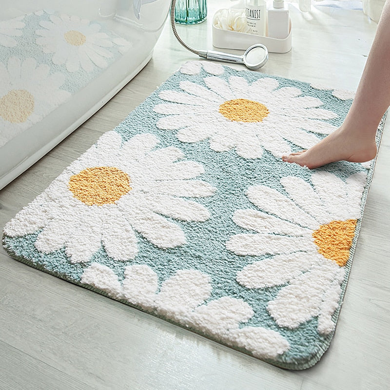 Zachte Bloemen Badmat