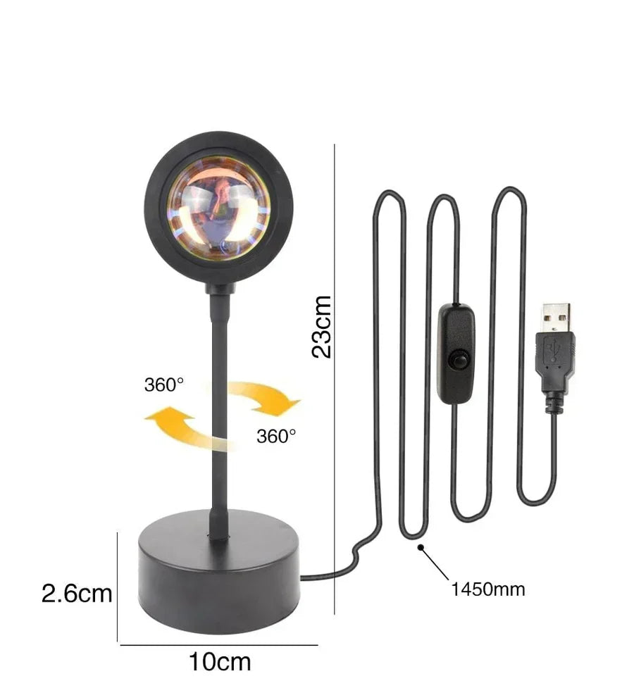 Sunset Lamp Dimbare LED Sfeerlamp