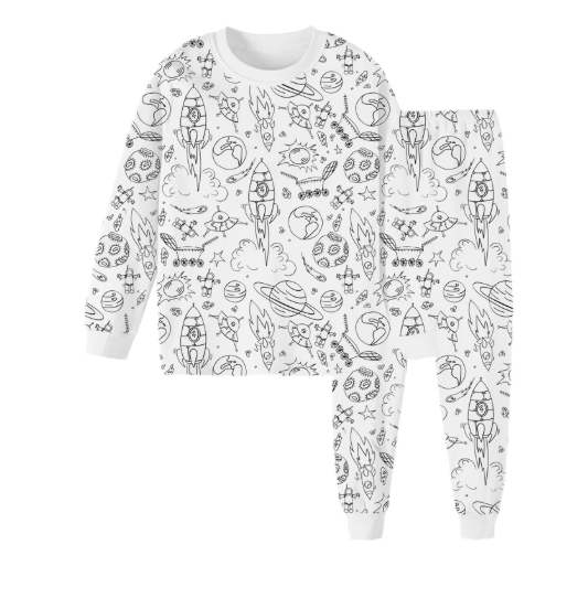 Inkleurbare Kinder Pyjama