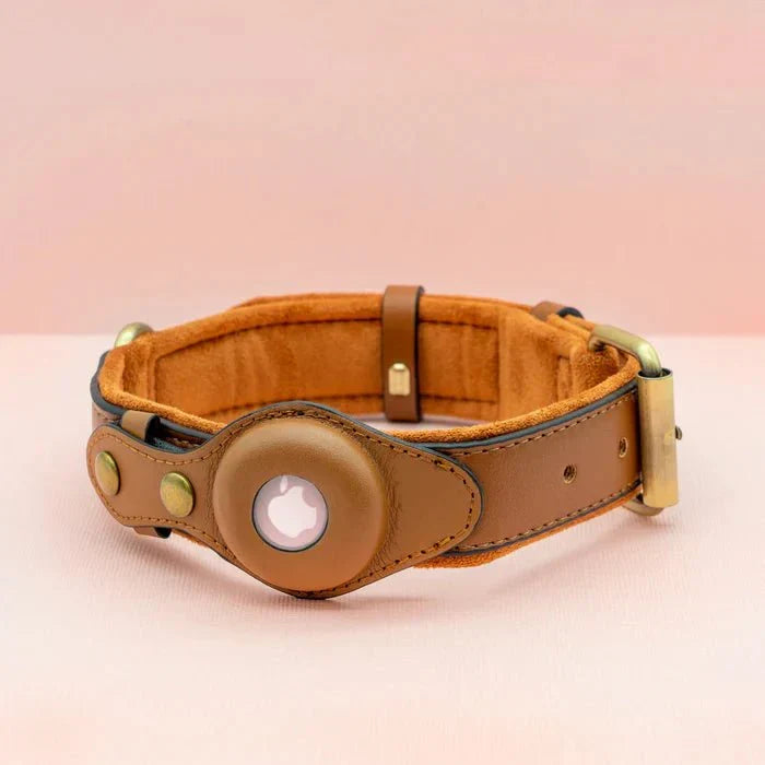Premium AirTag hondenhalsband