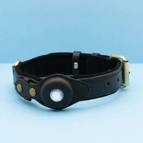 Premium AirTag hondenhalsband