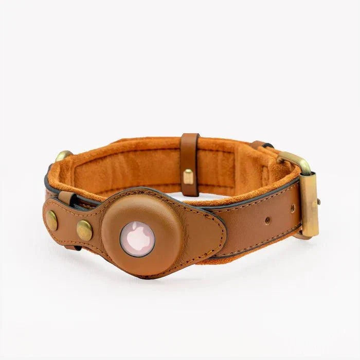 Premium AirTag hondenhalsband