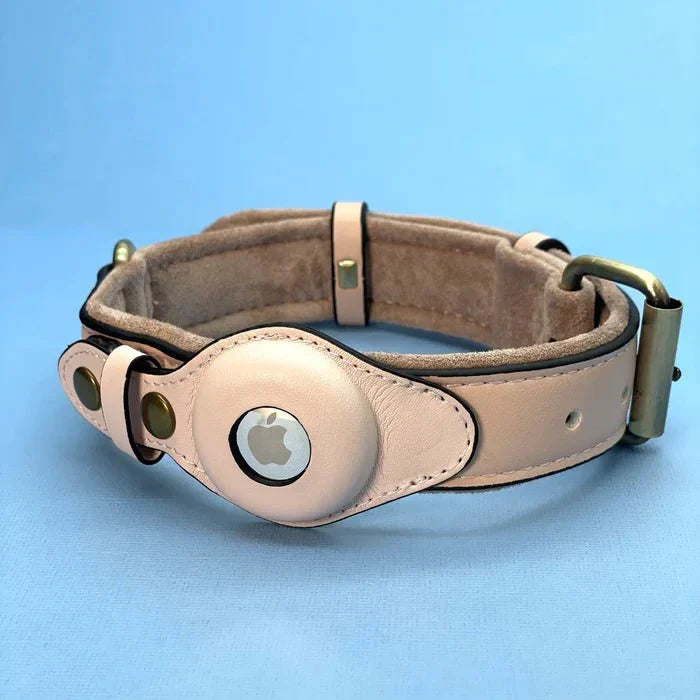Premium AirTag hondenhalsband