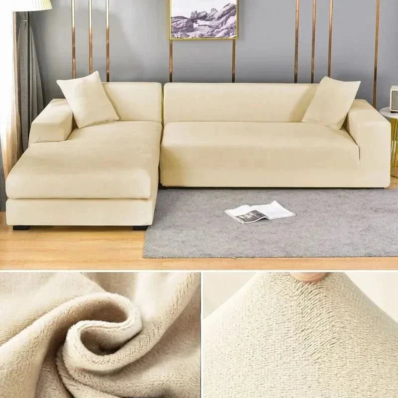 Elastische Fluwelen Bankhoes