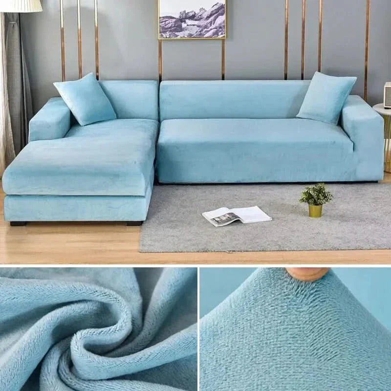 Elastische Fluwelen Bankhoes