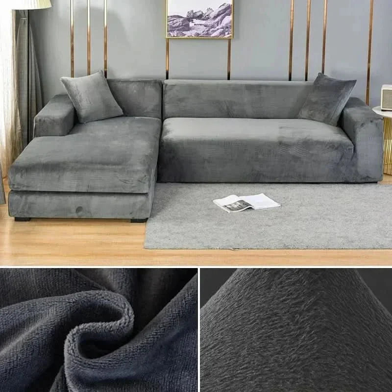 Elastische Fluwelen Bankhoes