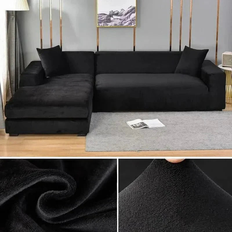 Elastische Fluwelen Bankhoes