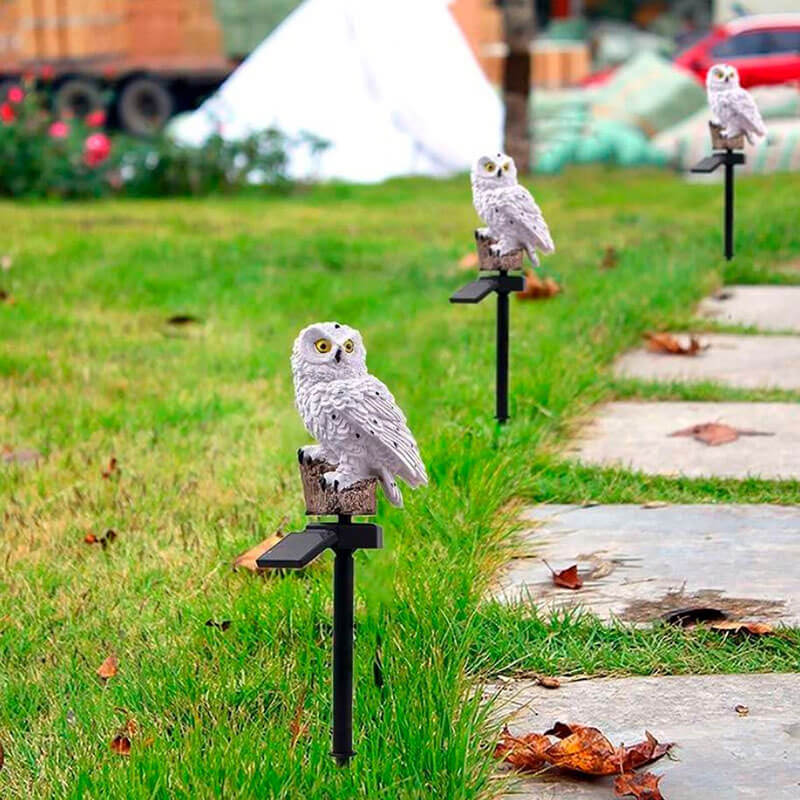 OwlGlow Uilen Tuinlamp