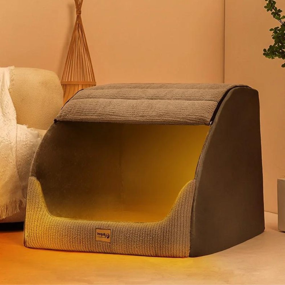 Afgesloten Hondenbed Warm Winterbed