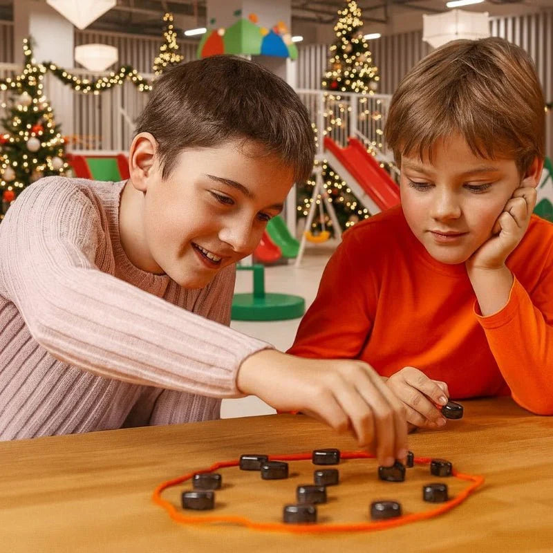 Magnetisch reisschaakspel met bord