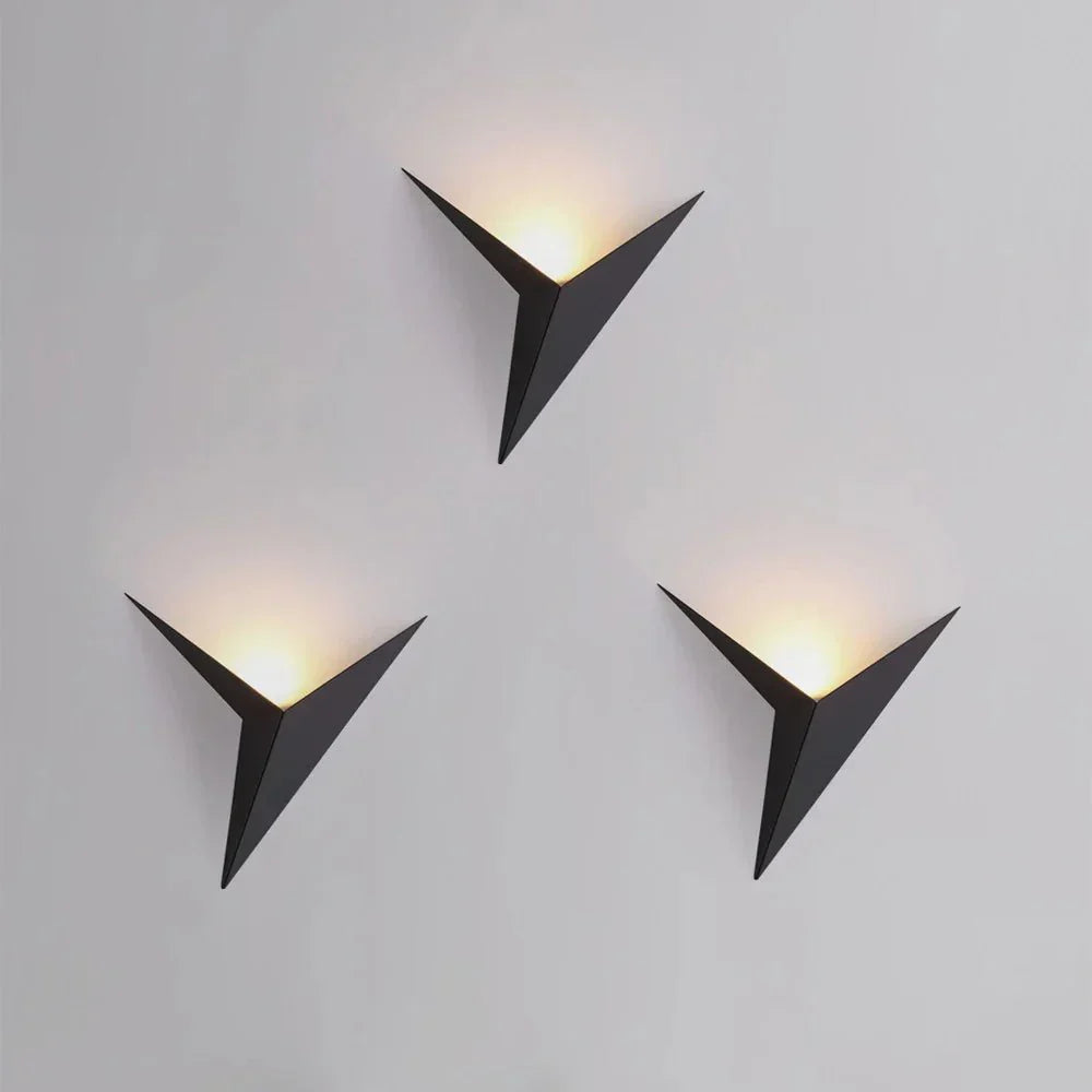 LED Wandlamp Driehoekig Design