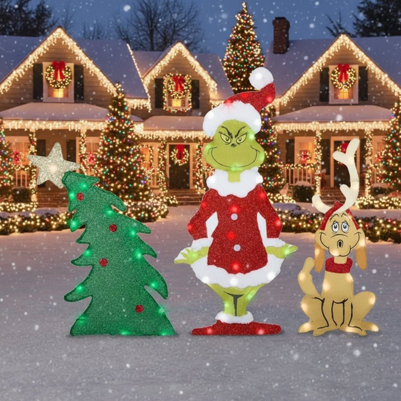 Grinch LED Tuindecoratie