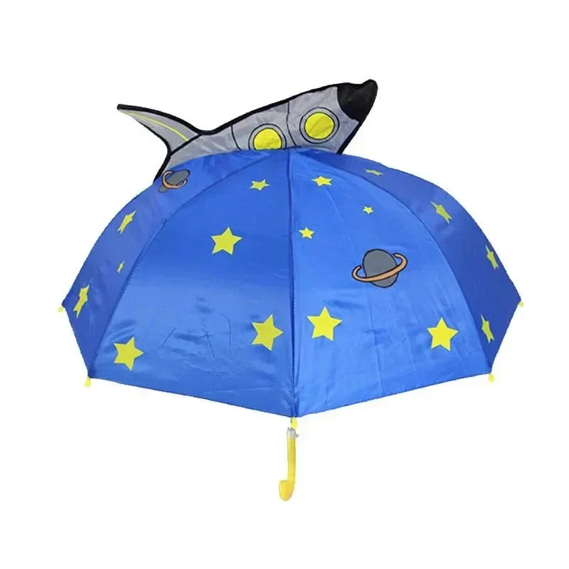Kleurrijke kinderparaplu met dierenprint