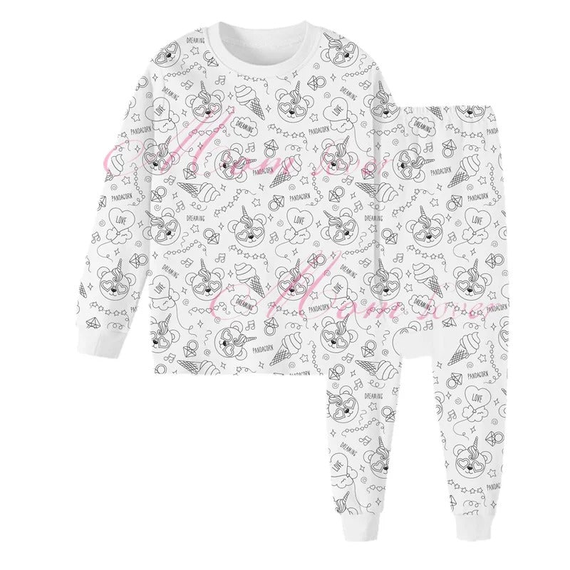 Inkleurbare Kinder Pyjama